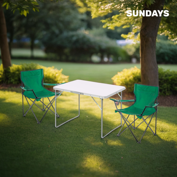 Комплект складной мебели Sundays ZC-CT004/ZC-CC005 (темно-зеленый)