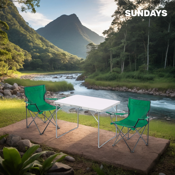 Комплект складной мебели Sundays ZC-CT004/ZC-CC005 (темно-зеленый)