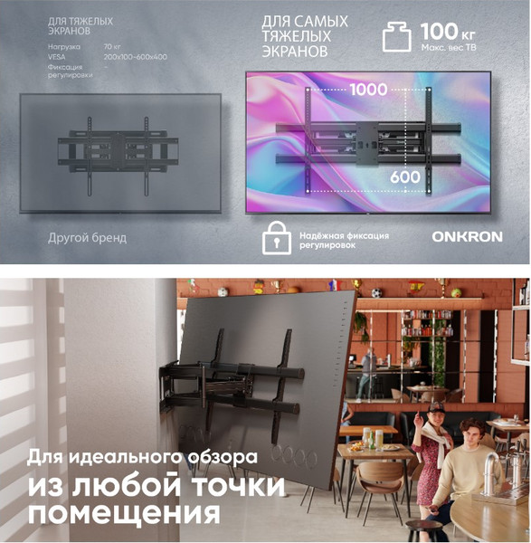 Кронштейн для телевизора Onkron M10