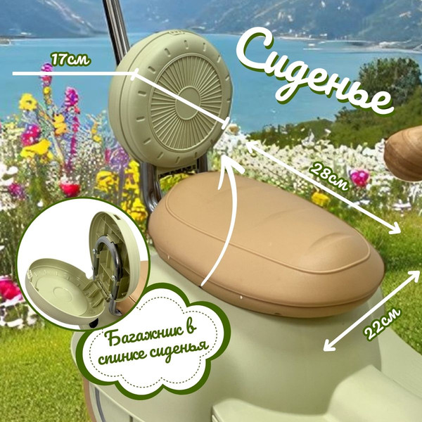 Детский мотоцикл Bubago Bicly BG 165-2