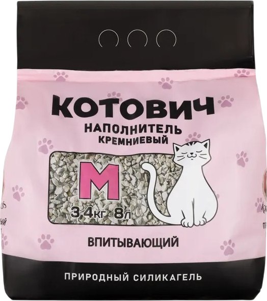 Наполнитель для туалета Kremnos Котович Кремниевый - фото