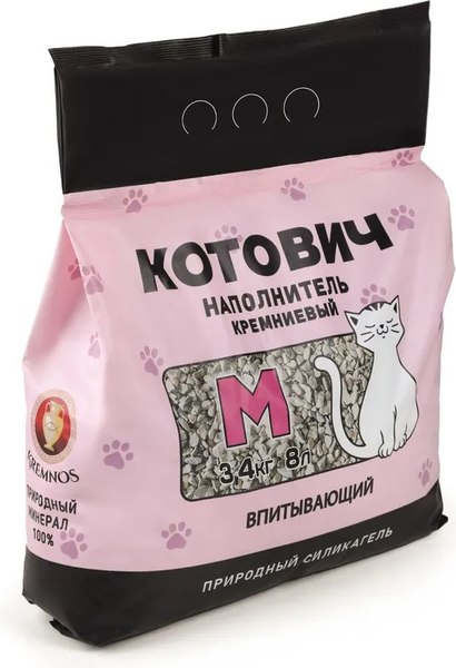 Наполнитель для туалета Kremnos Котович Кремниевый