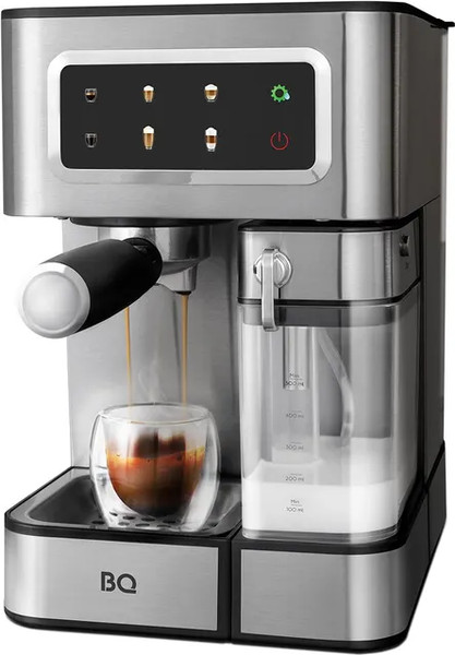 Кофеварка эспрессо BQ CM7005 (сталь/черный)