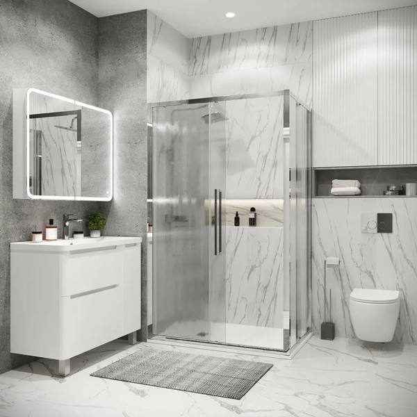 Душевой уголок Grossman Cosmo 110x100x195 / 120.K33.02.1110.10.02