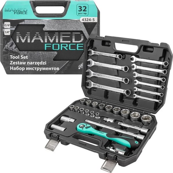Универсальный набор инструментов MAMEDFORCE MF-4324-5 - фото