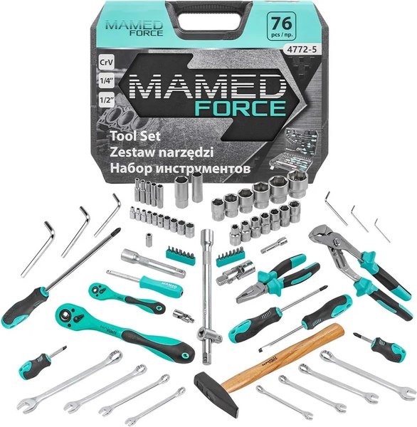Универсальный набор инструментов MAMEDFORCE MF-4772-5 - фото