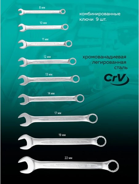 Универсальный набор инструментов MAMEDFORCE MF-4821-5