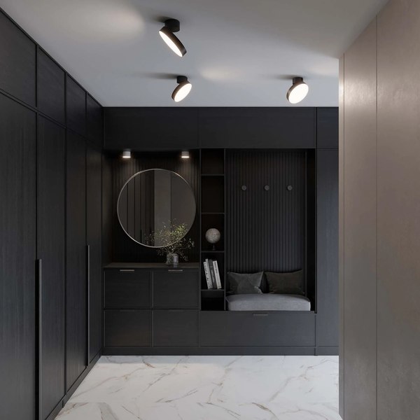 Спот Arlight SP-RONDO-FLAP-R110-25W Day4000 BK 110deg / 028159