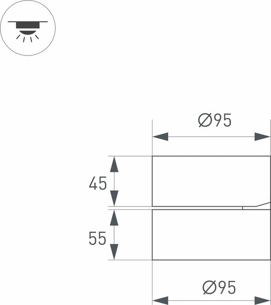 Спот Arlight SP-RONDO-FLAP-R95-16W Warm3000 BK 110deg / 028158