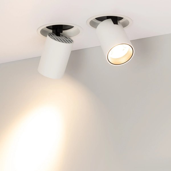 Спот Arlight LTD-PULL-R100-10W Day4000 WH 24deg 230V / 031364