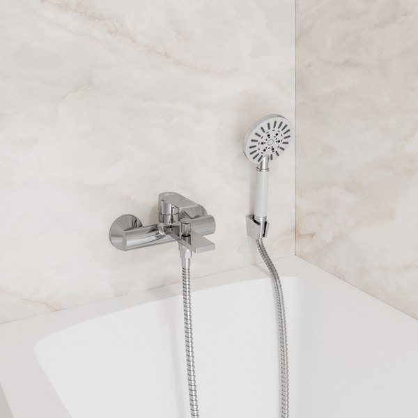 Смеситель Lauter Reef 21CK6678C с лейкой Living Nevada 21S10146