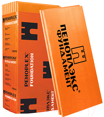 Экструдированный пенополистирол Пеноплэкс Фундамент 50x585x1185мм - фото