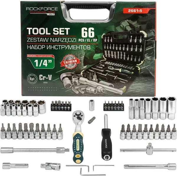 Универсальный набор инструментов RockForce RF Light-2661-5 - фото