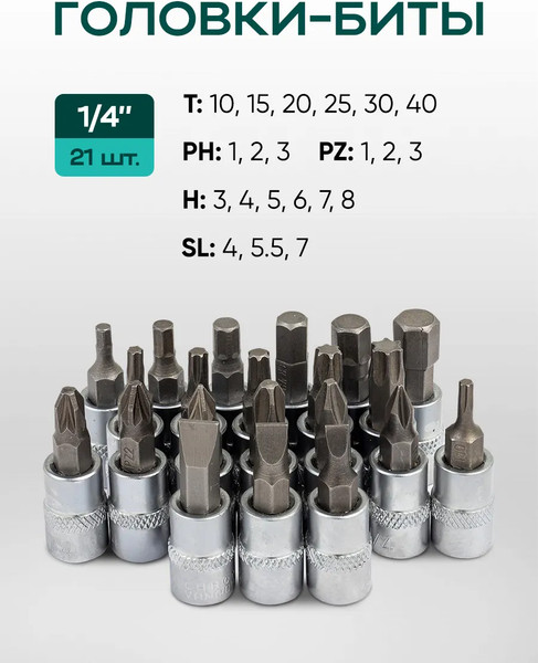 Универсальный набор инструментов RockForce RF Light-2661-5