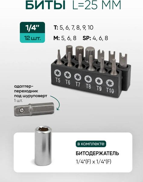 Универсальный набор инструментов RockForce RF Light-2661-5
