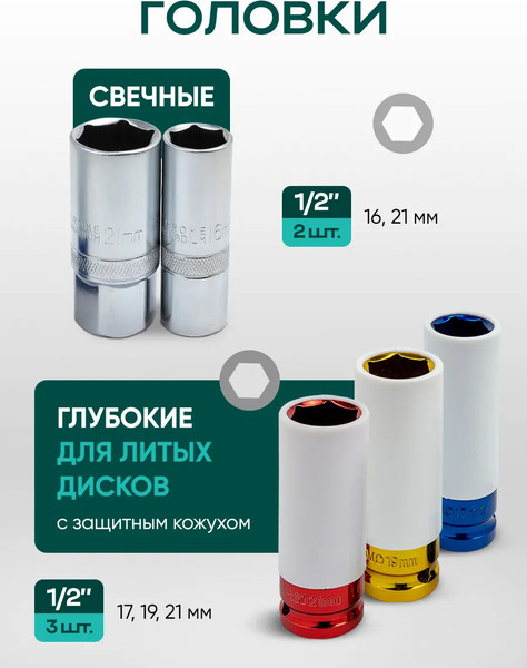 Универсальный набор инструментов RockForce RF Light-41421+6