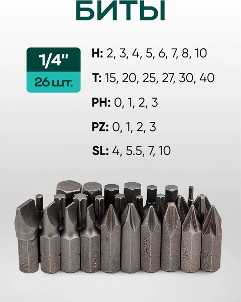 Универсальный набор инструментов RockForce RF Light-41421+6