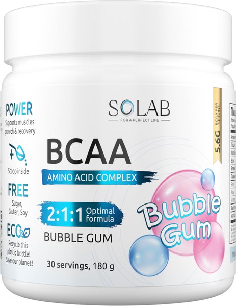 Аминокислоты BCAA SOLAB 2:1:1 - фото