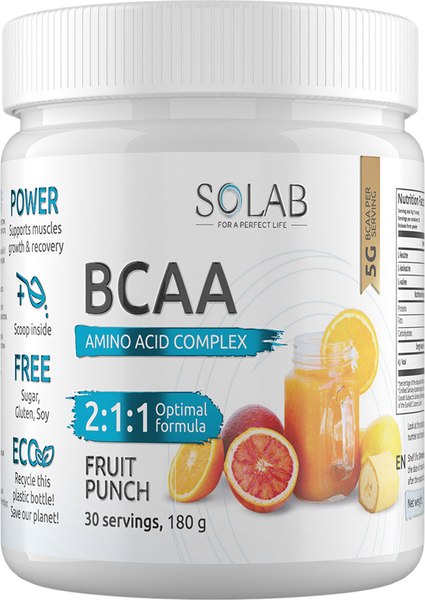Аминокислоты BCAA SOLAB 2:1:1 - фото