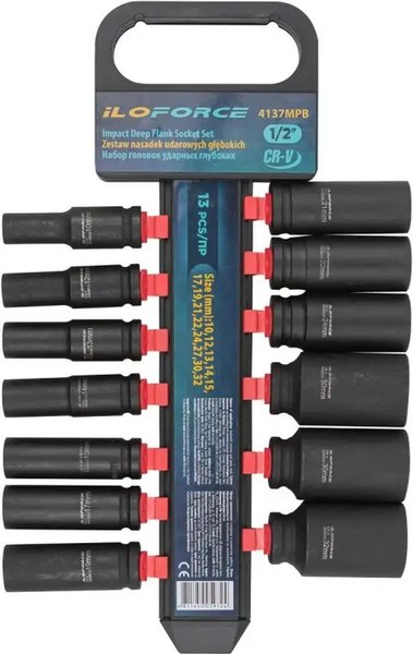 Набор головок слесарных ILOforce IF-4137MPB - фото