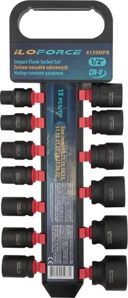 Набор головок слесарных ILOforce IF-4139MPB - фото