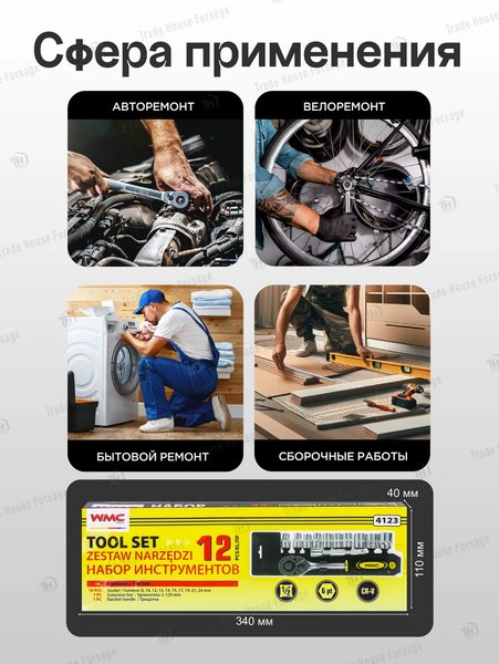 Универсальный набор инструментов WMC Tools WMC-4123
