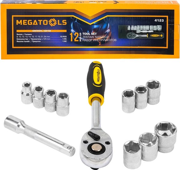Универсальный набор инструментов Megatools MT-4123