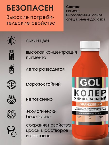 Колеровочная паста GOL №53