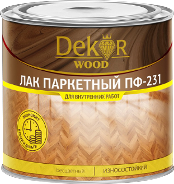 Лак Dekor Паркетный ПФ-231 - фото