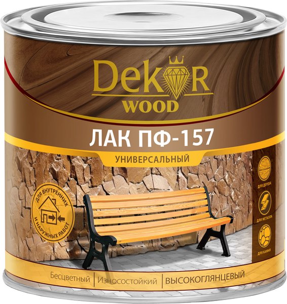 Лак Dekor Универсальный ПФ-157 - фото