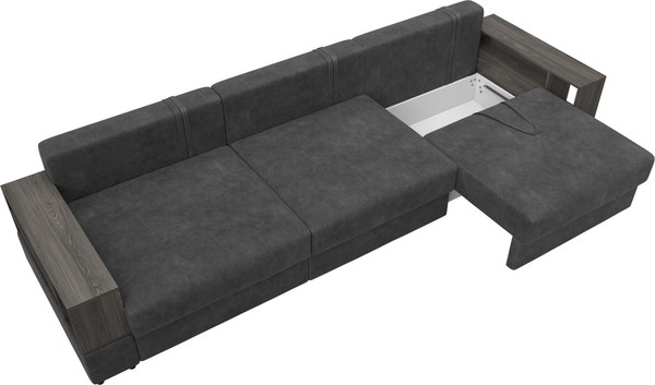 Диван Лига Диванов Лига-055 НПБ Лонг с 2 полками / 129095