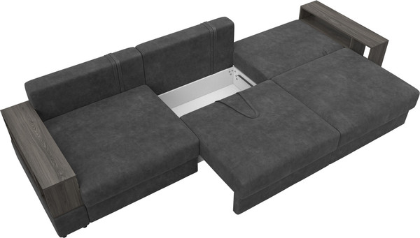 Диван Лига Диванов Лига-055 НПБ Лонг с 2 полками / 129095