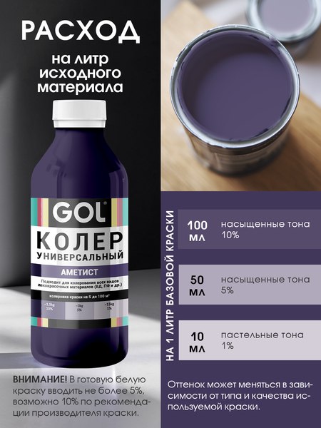 Колеровочная паста GOL №84