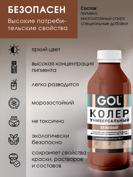 Колеровочная паста GOL №85