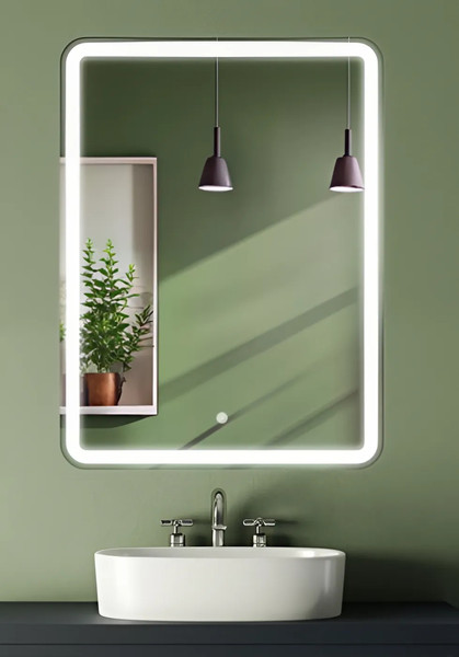 Зеркало Дабл-Ю Балатон Лайт 80x60 / BA80X60L - фото