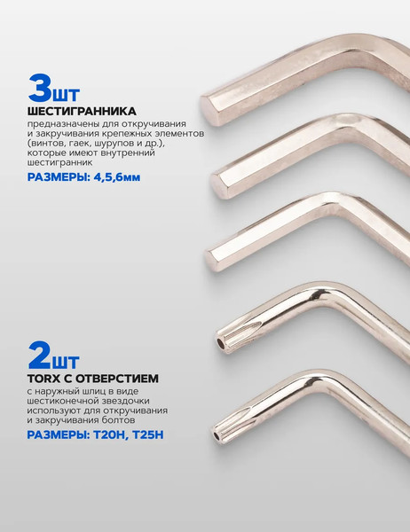 Набор ключей Forsage F-5055-lg