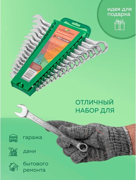 Набор ключей Forsland 5161MP