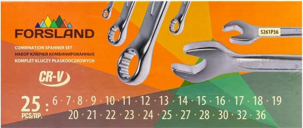 Набор ключей Forsland 5261P36