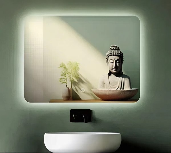 Зеркало Дабл-Ю Бангкок Лайт 50x60 / BAN50X60L - фото