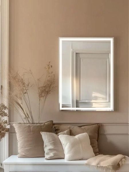 Зеркало Дабл-Ю Гранд Лайт 80x60 / GR80X60LD - фото