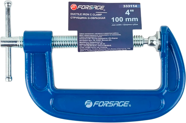 Струбцина Forsage F-333114 - фото