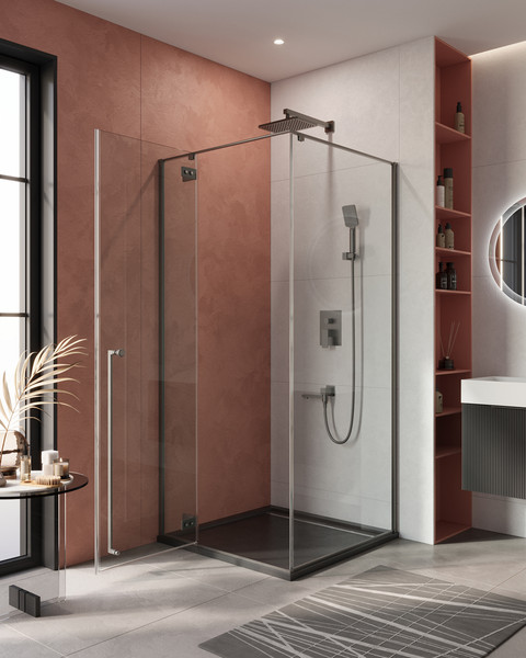 Душевой уголок Cezares LINER-A-1-90-C-GM-L