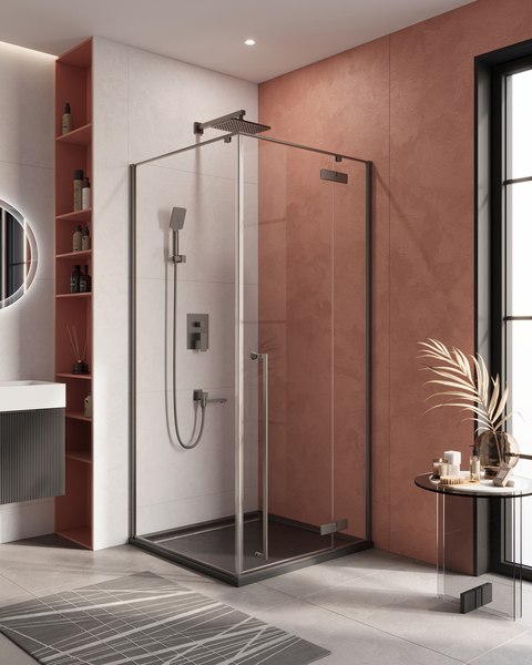 Душевой уголок Cezares LINER-A-1-90-C-GM-R