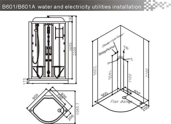 Ванна акриловая Abber AB9265-1.7
