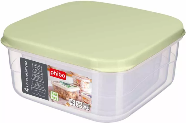 Набор контейнеров Бытпласт 433124409