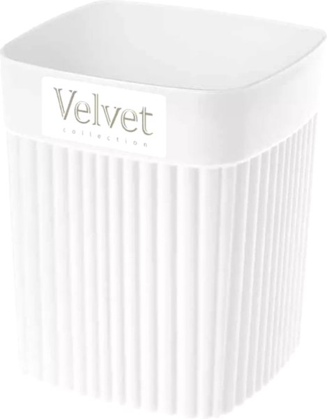 Стакан для зубной щетки и пасты Бытпласт Velvet / 433239316 - фото