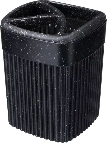 Стакан для зубной щетки и пасты Бытпласт Velvet / 433239550 - фото