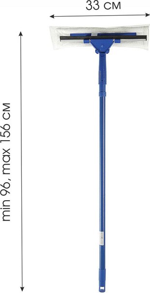 Швабра для мытья окон HomeQueen 57576