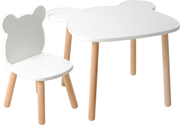 Комплект мебели с детским столом Leader Toys Мишка / 71024/70024ЛДСП - фото