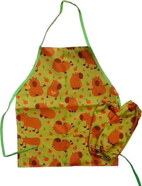 Фартук для творчества Leader Toys Капибары на траве / 77184 - фото